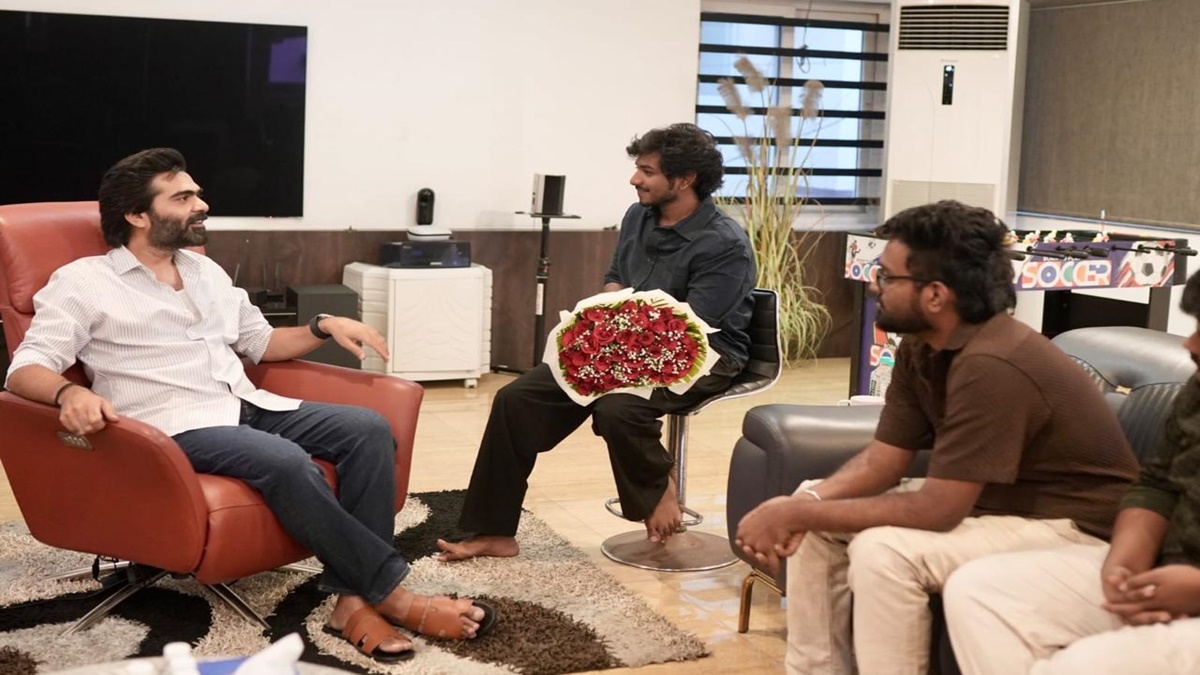 சிலம்பரசனை நேரில் சந்தித்த யூத் படக்குழு