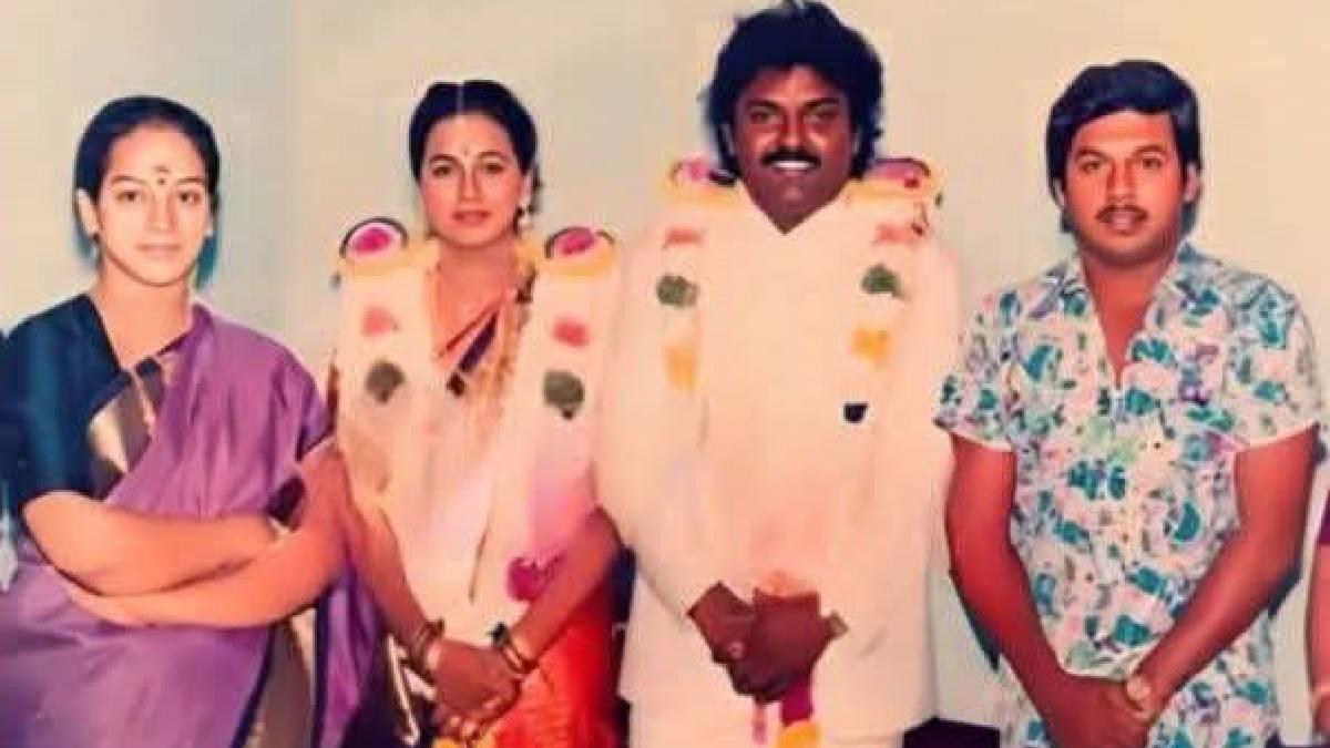 விஜயகாந்த் திருமணத்தில் ராமராஜன் நளினி…! வைரல் போட்டோ!